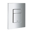 GROHE - Grohe Pack WC Bâti Autoportant Rapid SL + WC sans bride Vitra Normus + Abattant softclose + Plaque chrome (ProjectNormusRimless-1) - vignette
