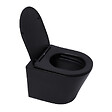 SWISS AQUA TECHNOLOGIES - Swiss Aqua Technologies Pack WC bâti-autoportant + WC sans bride SAT Infinitio + Abattant SoftClose + Plaque noir mat (SMART-BlackInfinitio-M678) - vignette