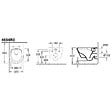 GROHE - Pack WC Rapid SL autoportant + WC sans bride Architectura, fixations invisibles + Plaque chrome (ProjectArchi3-1) - vignette