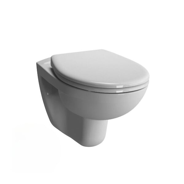 GROHE - Grohe Pack WC Bâti Autoportant Rapid SL + WC sans bride Vitra Normus + Abattant softclose + Plaque chrome - large