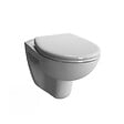 GROHE - Grohe Pack WC Bâti Autoportant Rapid SL + WC sans bride Vitra Normus + Abattant softclose + Plaque chrome - vignette
