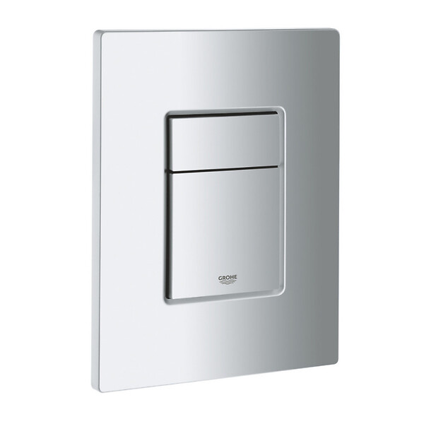 GROHE - Grohe Pack WC Bâti Autoportant Rapid SL + WC Vitra Normus + Abattant softclose + Plaque chrome - large