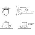 SWISS AQUA TECHNOLOGIES - Swiss Aqua Technologies Infinitio WC sans bride avec fonction bidet thermostatique + Abattant softclose (SATINF011RREXPBFCT) - vignette