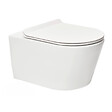 GROHE - Grohe Pack WC Bâti autoportant + WC sans bride SAT, fixations invisibles + abattant slim, softclose + Plaque + Set habillage - vignette