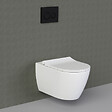 GROHE - Grohe Pack WC Bâti-autoportant Rapid SL + WC sans bride Bello + Abattant softclose + Plaque chrome (ProjectBello-1) - vignette