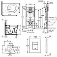 GROHE - Grohe Pack WC Bâti-autoportant Rapid SL + WC sans bride Bello + Abattant softclose + Plaque chrome (ProjectBello-1) - vignette