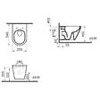 GROHE - Grohe Pack WC Bâti Rapid SL + WC sans bride Integra + Abattant softclose + Plaque chrome - vignette