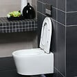 GROHE - Grohe Pack WC Bâti autoportant Rapid SL + WC SAT sans bride et fixations invisibles + Plaque Noir mat (ProjectSATrimless-KF0) - vignette