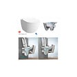 GROHE - Grohe Pack WC Bâti + cuvette Sento RIM-EX (sans bride) compacte + plaque de commande chrome (GROHE-SentoRimlessCOMPACT) - vignette