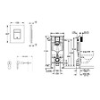 GROHE - Pack WC Rapid SL + WC sans bride Swiss Aqua Technologies + Plaque de commande Skate Cosmopolitan (RapidSL-FusionTQ-1) - vignette
