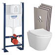 GROHE - Grohe Pack WC Bâti Autoportant Rapid SL + WC sans bride Integra avec fixations invisibles + Abattant softclose + Set habillage - vignette