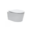 GROHE - Grohe Pack WC bâti-autoportant Rapid SL + WC SAT sans bride + Abattant softclose + Plaque chrome (Autoportant-SAT-2) - vignette