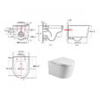 GROHE - Grohe Pack WC bâti-autoportant Rapid SL + WC SAT sans bride + Abattant softclose + Plaque chrome (Autoportant-SAT-2) - vignette