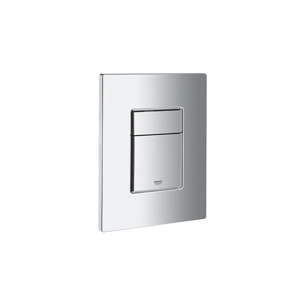 GROHE - Grohe Pack WC Bati support autoportant + WC SAT sans bride + Abattant Soft close + Plaque chrome (Autoportant-Infinitio-1) - large
