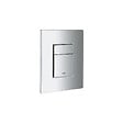 GROHE - Grohe Pack WC Bati support autoportant + WC SAT sans bride + Abattant Soft close + Plaque chrome (Autoportant-Infinitio-1) - vignette