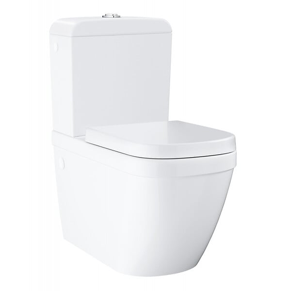 GROHE - Grohe Ceramic Pack WC à poser haut de gamme, alimentation par le dessous (39462000) - large