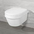 VILLEROY & BOCH - Pack WC Bâti Villeroy & Boch + Cuvette Villeroy sans bride + Abattant Duroplast + Plaque blanche (ViConnectArchi3-2) - vignette