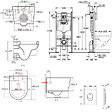 GROHE - Grohe Pack WC Bâti autoportant + WC sans bride SAT + Abattant softclose + Plaque chrome mat (ProjectSATrimless-7) - vignette