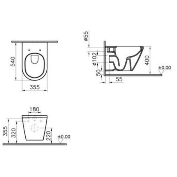 GROHE - Grohe Pack WC Bâti Autoportant Rapid SL + WC sans bride Integra + Abattant softclose + Plaque chrome (ProjectIntegraRimless2-1) - large