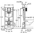 GROHE - Grohe Pack WC Bâti autoportant Rapid SL + WC sans bride avec fonction bidet thermostatique + Plaque chrome (ProjectSATClean-1) - vignette