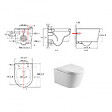 GROHE - Grohe Pack WC Rapid SL + Cuvette sans bride Swiss Aqua Technologies + Plaque de commande noir mat (RapidSL-SATrimless-KF0) - vignette