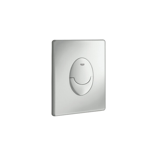 GROHE - Pack WC Bâti-support Rapid SL + WC Vitra Integra + Abattant softclose + Plaque Chrome mat (RapidSL-IntegraRimless-7) - large