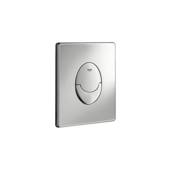 GROHE - Grohe Pack WC Rapid SL autoportant + cuvette Bau Ceramic sans bride + plaque Skate Air chrome (ProjectBau-2) - large