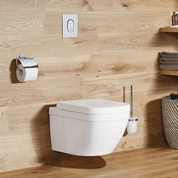 GROHE - Grohe Rapid SL Bâti Support autoportant, cuvette Euro Ceramic Triple Vortex avec abattant frein de chute (AutoportantEUROCERAM2) - large