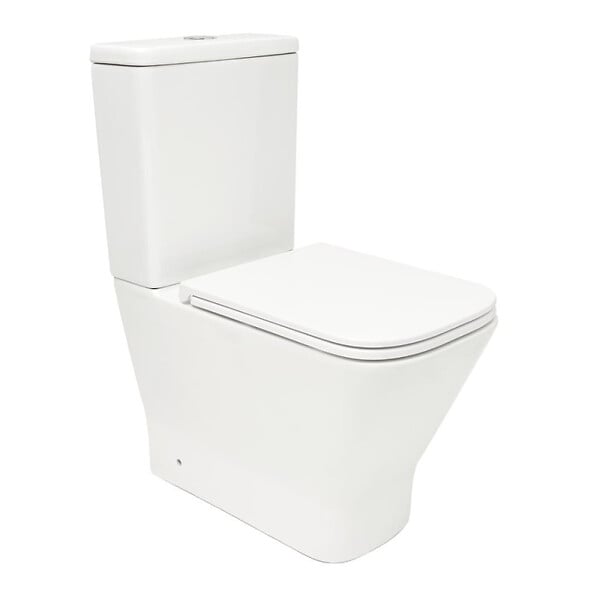 SWISS AQUA TECHNOLOGIES - Swiss Aqua Technologies B-Way Kit complet WC à poser vario avec chasse d'eau Vortex + réservoir de chasse + abattant SoftClose, blanc (SAT2168STORP) - large