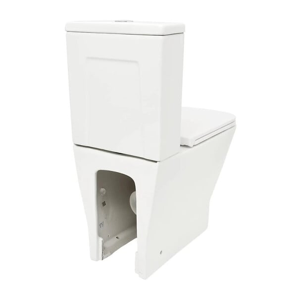 SWISS AQUA TECHNOLOGIES - Swiss Aqua Technologies B-Way Kit complet WC à poser vario avec chasse d'eau Vortex + réservoir de chasse + abattant SoftClose, blanc (SAT2168STORP) - large