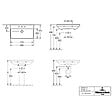 VILLEROY & BOCH - Villeroy & Boch Plan de toilette (Avento), 800 x 470 x 165 mm, Blanc, avec trop-plein (41568001) - vignette