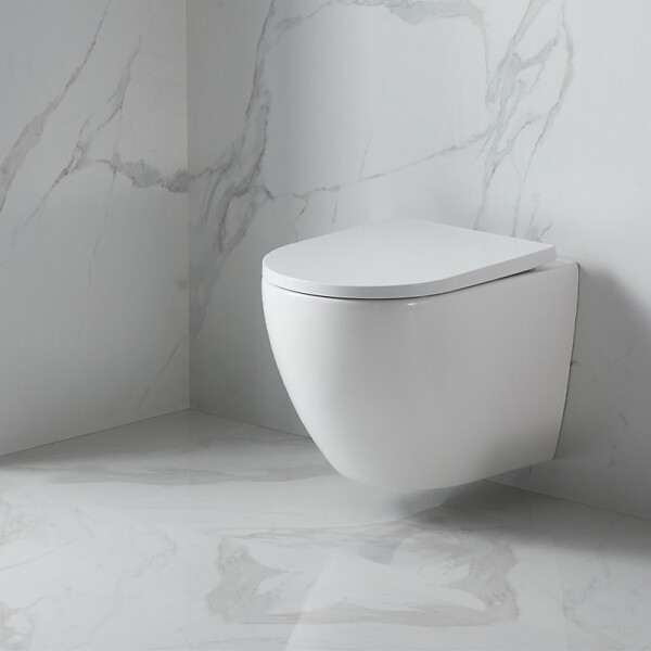 SWISS AQUA TECHNOLOGIES - Swiss Aqua Technologies Pack WC bâti-support léger 112 cm ECO 2L Swiss Aqua Technologies + WC suspendu Swiss Aqua Technologies + plaque (STEST67WR01-FR) - large