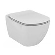GEBERIT - Pack WC Bati-support Geberit extra-plat UP720 + WC Ideal Standard Tesi Aquablade + Abattant softclose + Plaque Chrome - vignette