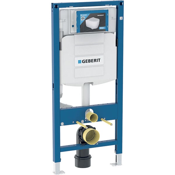 GEBERIT - Pack WC bâti-support Geberit + WC sans bride Swiss Aqua Technologies + Abattant SoftClose + Plaque chrome (GebBrevis-C) - large
