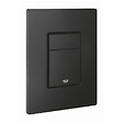 GROHE - Grohe Pack WC Bâti-support + WC Roca Inspira onyx sans bride fixations invisibles + Abattant + Plaque noire (RapidSLInspiraO-KF0) - vignette