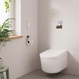 GROHE - Pack WC Bâti-support RAPID SL + WC lavant suspendu Sensia Alpine + Plaque noire mate + Set habillage (RSLSENSIAKF0SB) - vignette