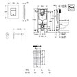 GROHE - Pack WC Bâti-support RAPID SL + WC lavant suspendu Sensia Alpine + Plaque noire mate + Set habillage (RSLSENSIAKF0SB) - vignette