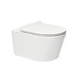 GROHE - Grohe Pack WC Bâti-support Rapid SL + WC sans bride SAT + Abattant slim, softclose + Plaque de commande noir mat - vignette