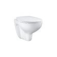 GROHE - Grohe SOLIDO Pack Bâti-support + Cuvette suspendue + Abattant +Set de montage +Plaque chrome (AUTOPORTANT-BAU-1-SABO) - vignette