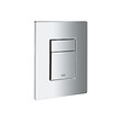 GROHE - Grohe SOLIDO Pack Bâti-support + Cuvette suspendue + Abattant +Set de montage +Plaque chrome (AUTOPORTANT-BAU-1-SABO) - vignette