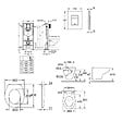GROHE - Grohe SOLIDO Pack Bâti-support + Cuvette suspendue + Abattant +Set de montage +Plaque chrome (AUTOPORTANT-BAU-1-SABO) - vignette