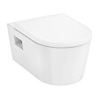 VITRA - V-Fix Core Pack WC bâti-support + WC sans bride Hansgrohe EluPuraS + Abattant SoftClose + Plaque Noir mat (VFIXPURA9) - vignette