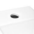 SWISS AQUA TECHNOLOGIES - Swiss Aqua Technologies Brevis Lave-mains suspendu avec trou pour robinetterie à gauche, 40,5x20,5x10,5cm (SATBRE4020SL) - vignette
