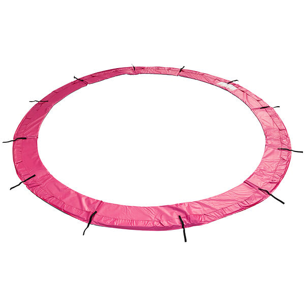 HAPPY GARDEN - Matelas de protection réversible pour trampoline Ø430cm MELBOURNE - gris/rose - large