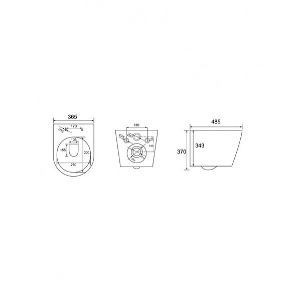 GROHE - Pack WC Bâti-support Rapid SL + Cuvette SAT Infinitio noire mat + Abattant frein de chute + Plaque Chrome - large