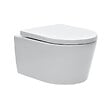 SWISS AQUA TECHNOLOGIES - WC suspendu sans bride et fixations invisibles + abattant frein de chute (SATBRE010RREXP) - vignette