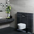 SWISS AQUA TECHNOLOGIES - WC suspendu sans bride et fixations invisibles + abattant frein de chute (SATBRE010RREXP) - vignette