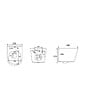 GEBERIT - Pack WC bâti Duofix + WC sans bride Infinitio Noir mat + Abattant frein de chute + Plaque Delta 50 Noire - vignette