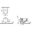 GROHE - Pack WC Bâti-support Rapid SL + WC SAT Infinitio 2.0, Noir mat + Abattant frein de chute + Plaque Chrome - vignette