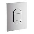 GROHE - Pack WC bâti support Solido 113cm + Cuvette SAT rimless fixations invisibles + Abattant softclose + Plaque chrome (ArenaSat) - vignette
